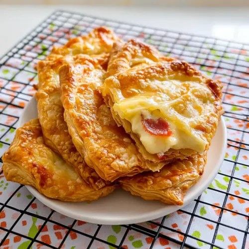 Cheese and Bacon Turnovers
