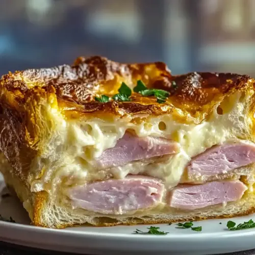 Monte Cristo Breakfast Casserole