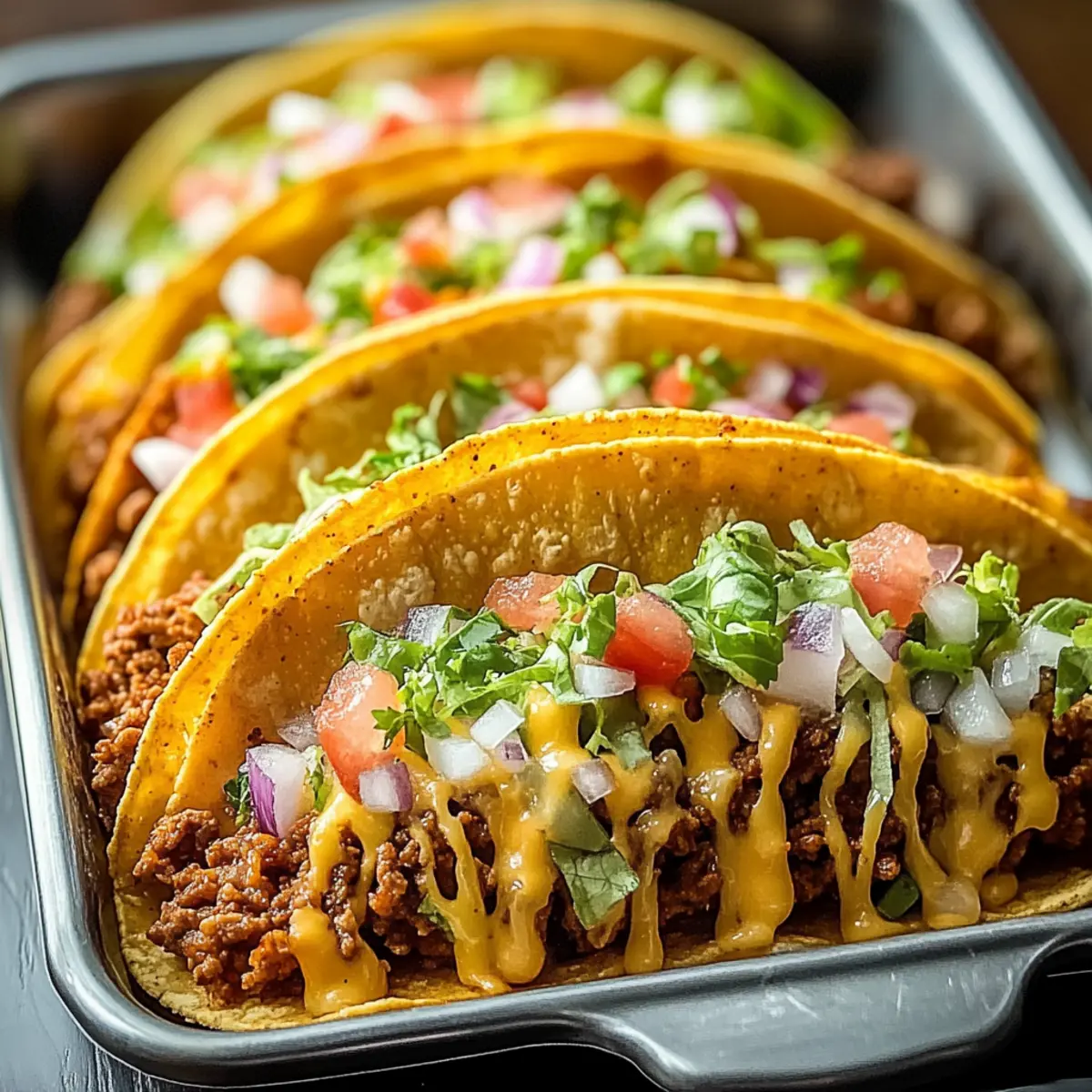 Oven-Baked Cheesy Tacos