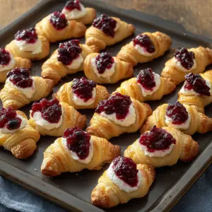 Cranberry Cream Cheese Crescent