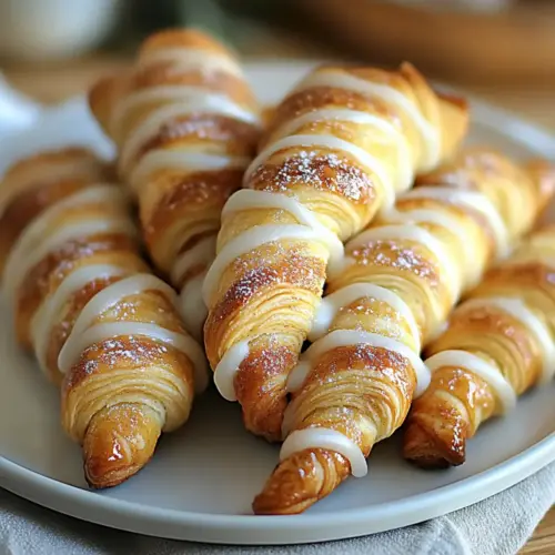 Crescent Roll Cinnamon Twists