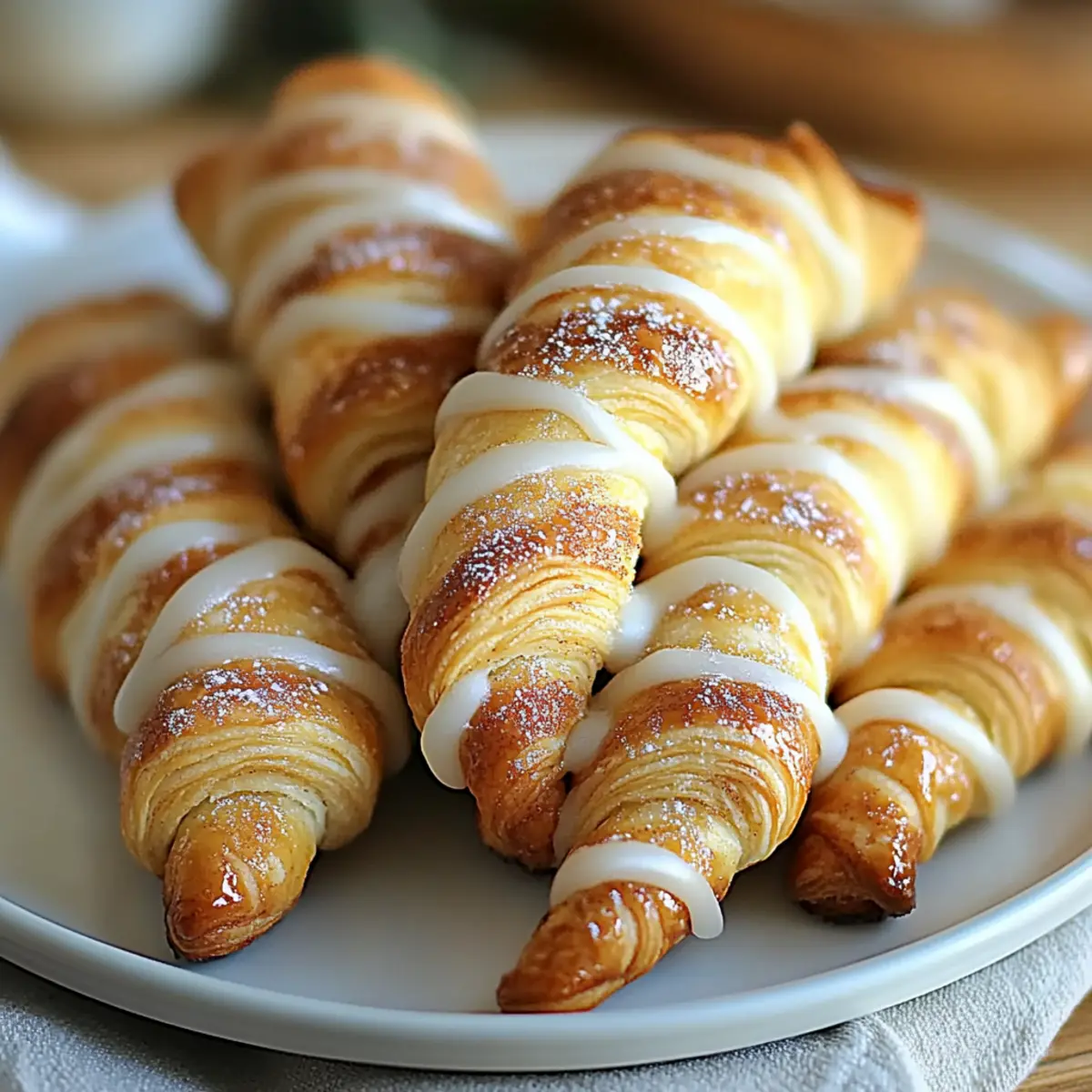 Crescent Roll Cinnamon Twists