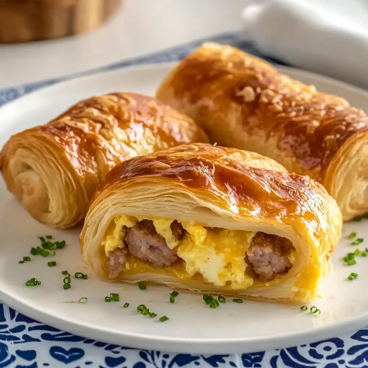 Sausage Egg Breakfast Roll