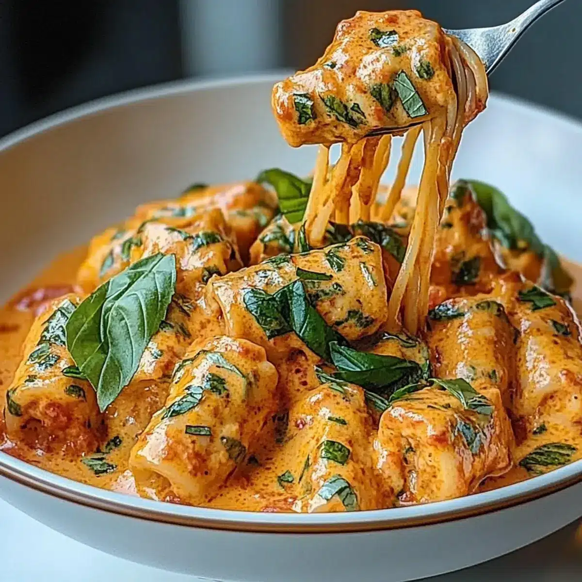 Creamy Tomato Garlic Pasta