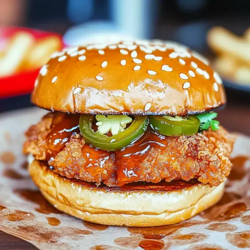 Jalapeño Honey Chicken Sandwich