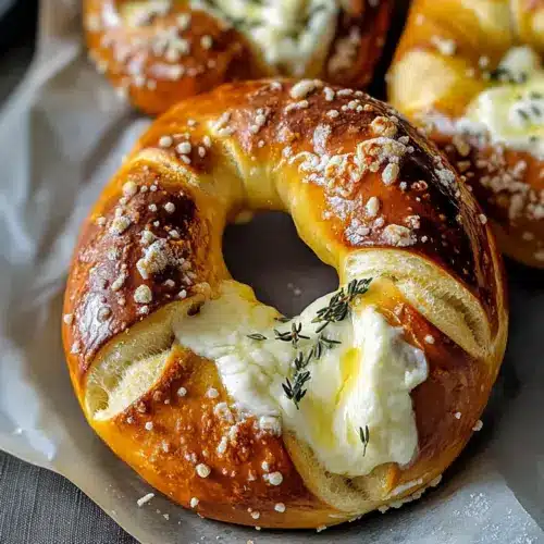Mozzarella Stuffed Soft Pretzels