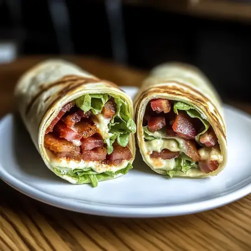 Gourmet BLT Wraps with Secret Sauce
