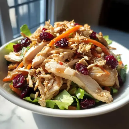 Asian Chicken Cranberry Salad