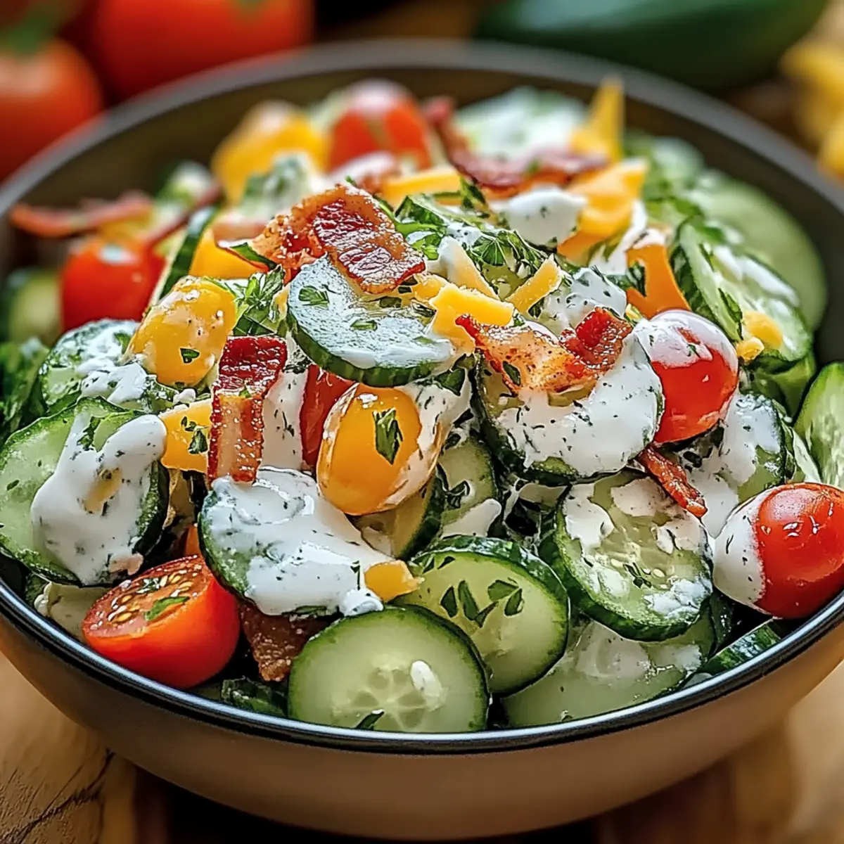 Cucumber Ranch Crack Salad