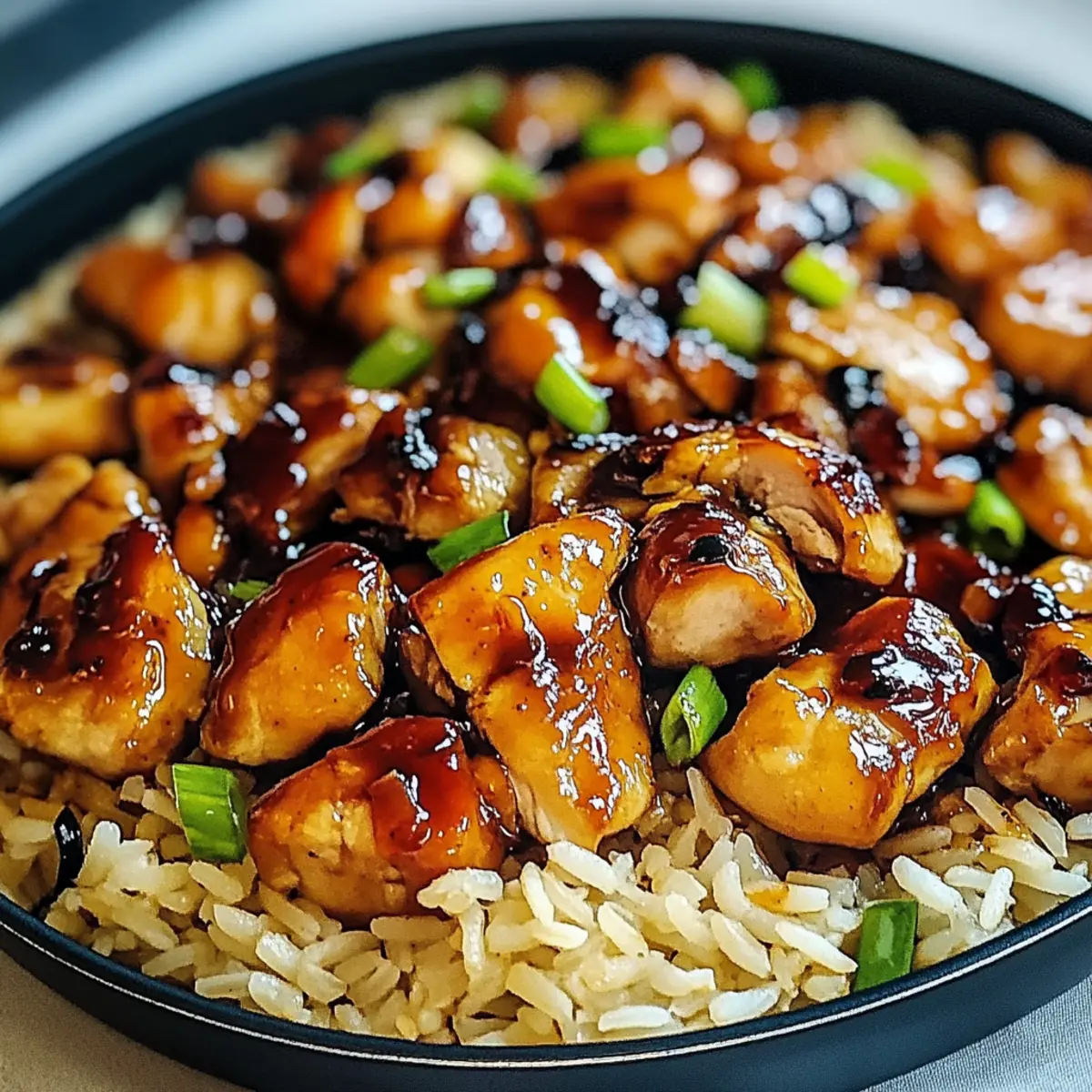 Honey BBQ Chicken Rice