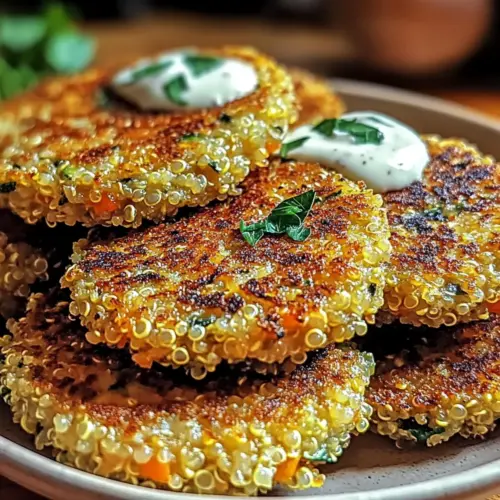 Delicious Crunchy Quinoa Veggie Patties