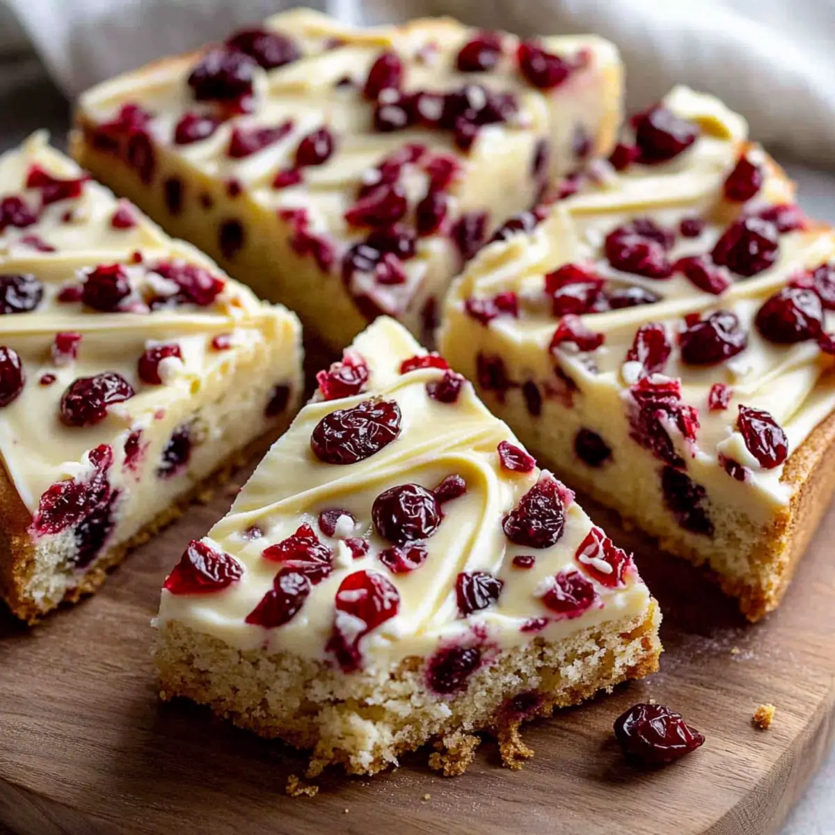 Cranberry Bliss Bars