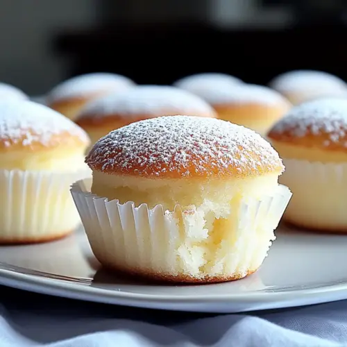 Japanese Cotton Cheesecake Cupcakes