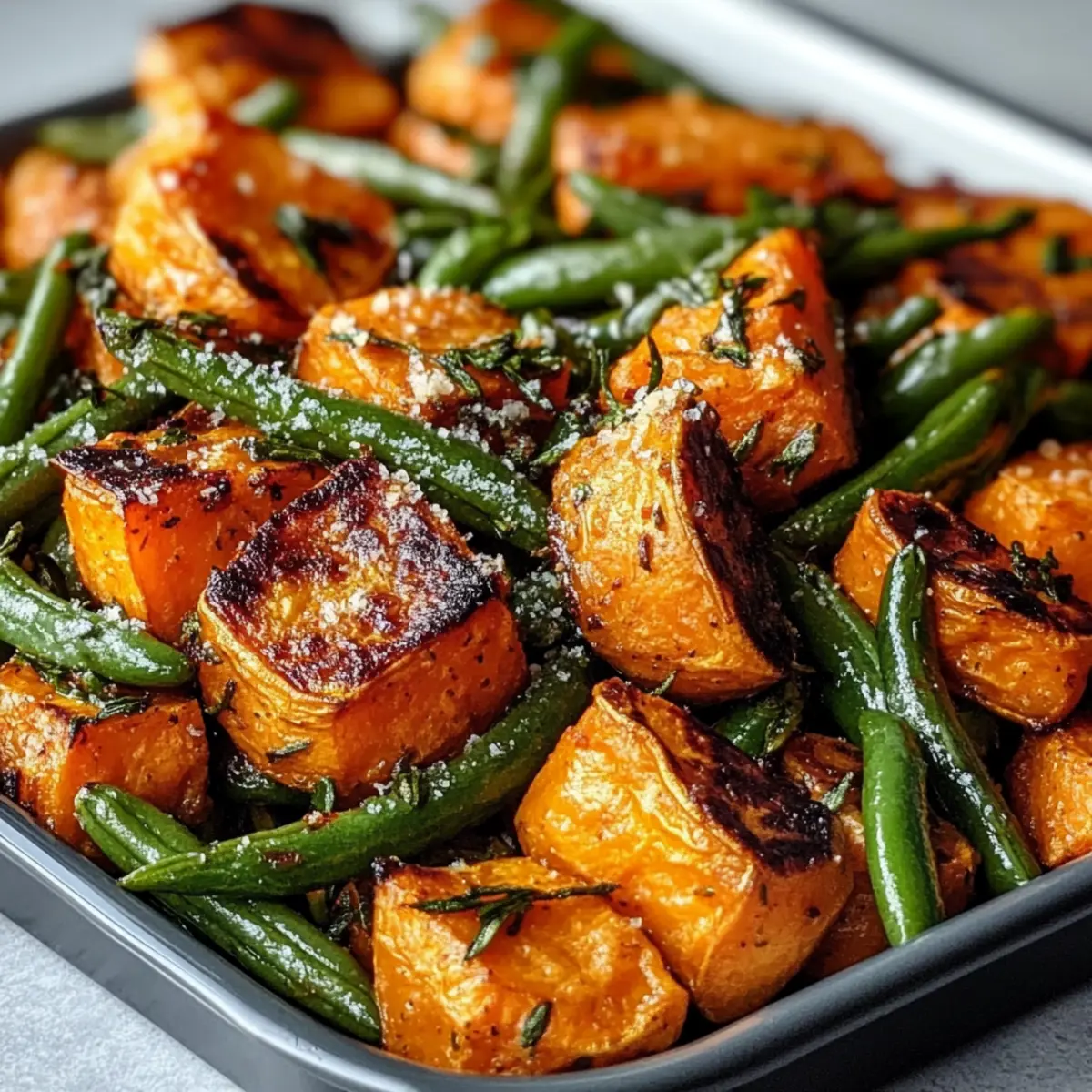Sweet Potato & Green Bean Tray