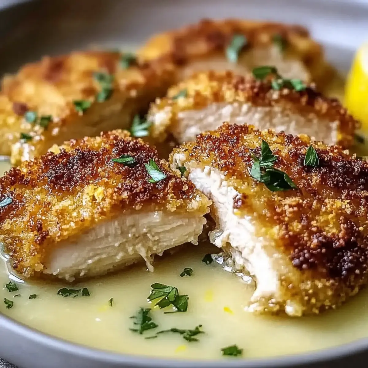 Lemon Pecorino Crusted Chicken