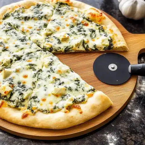 Spinach and Artichoke Dip Pizza