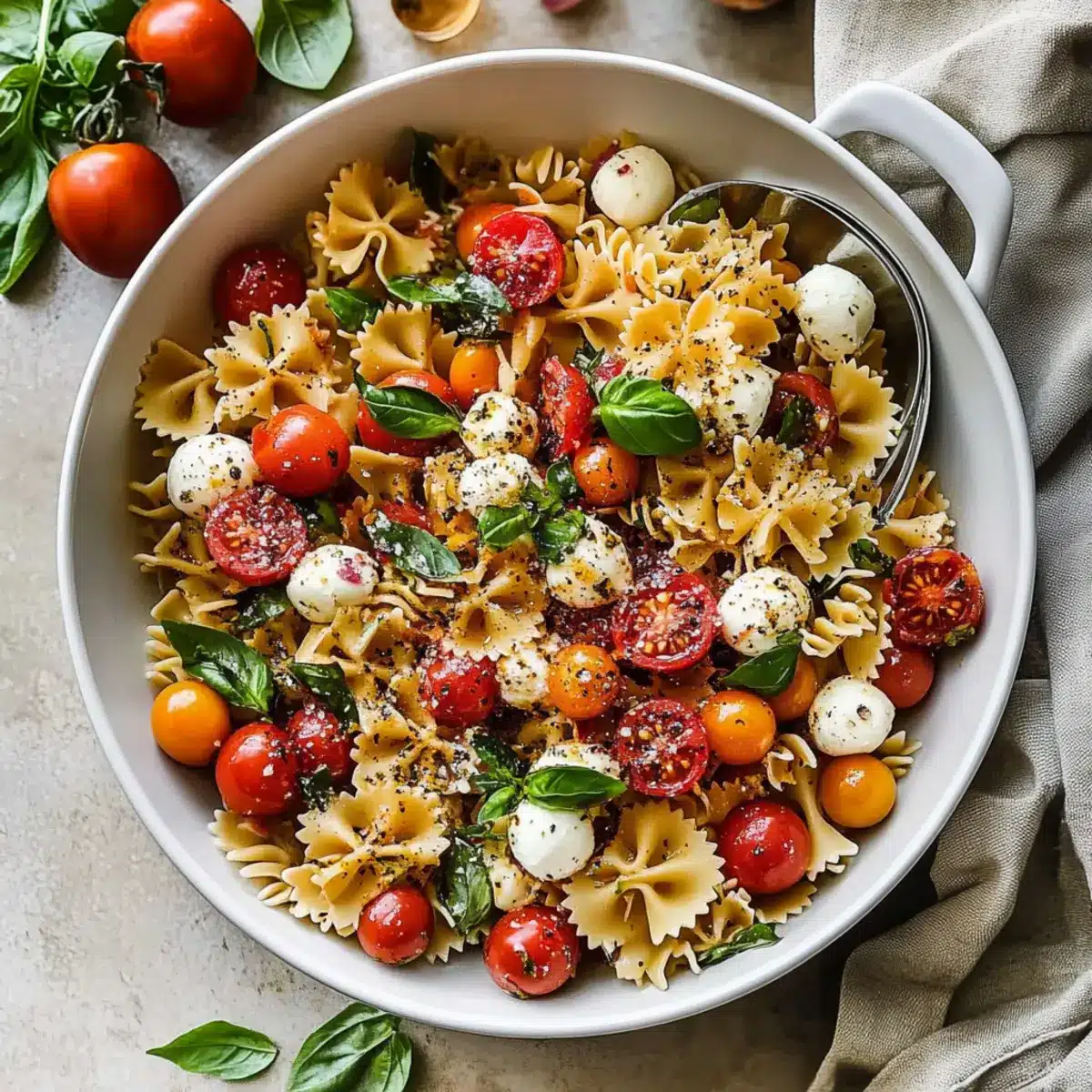 Bruschetta Pasta Salad