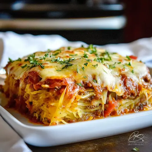 Spaghetti Squash Pizza Casserole