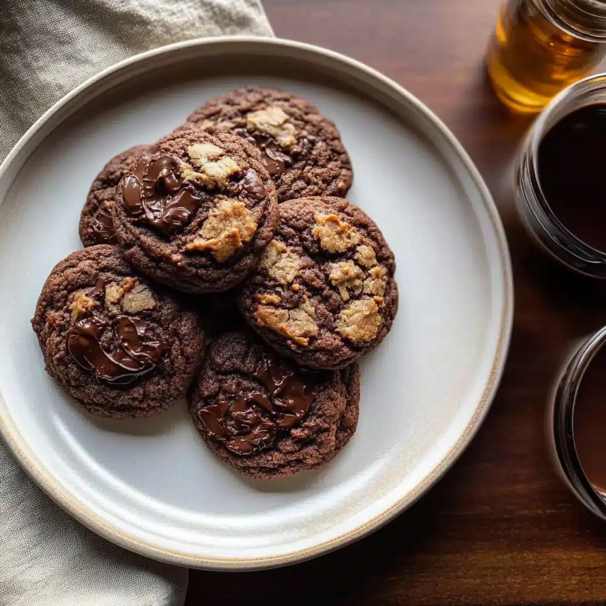 Chocolate Peanut Butter Cookies