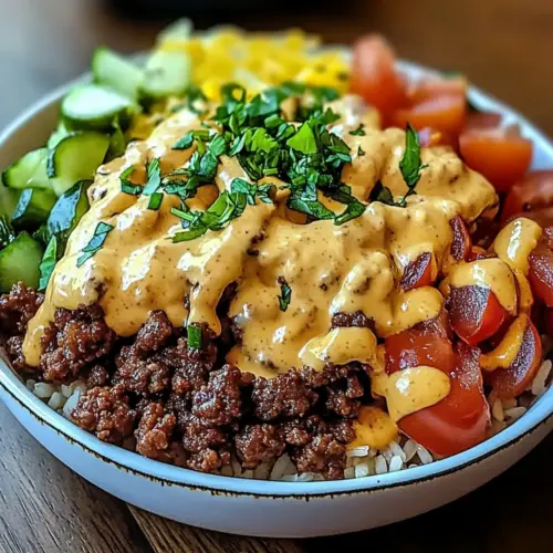 Amazing Burger Bowls