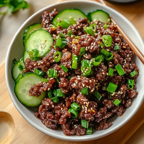 Korean Ground Beef Recipe