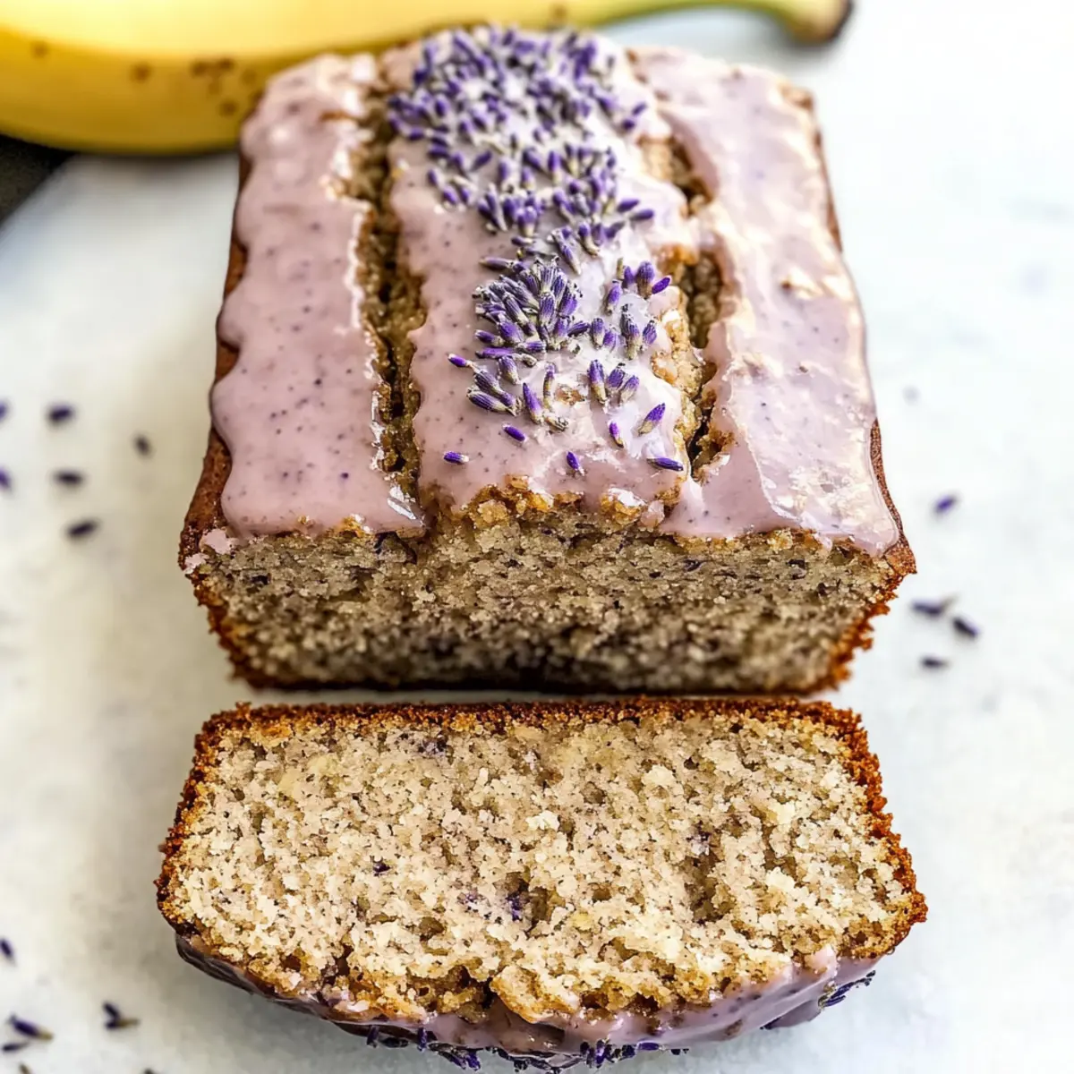 Heavenly Lavender Banana Bread