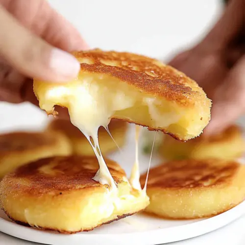 Korean Cheese Potato Pancakes