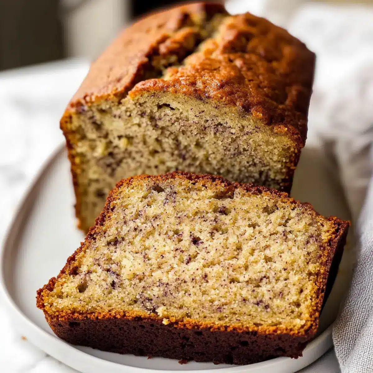 One Bowl Banana Bread