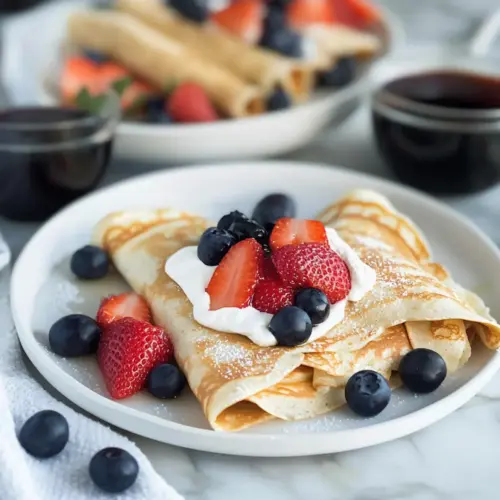 Egg White Crepes