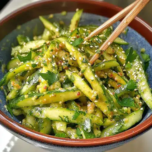 Cucumber Peanut Butter Salad