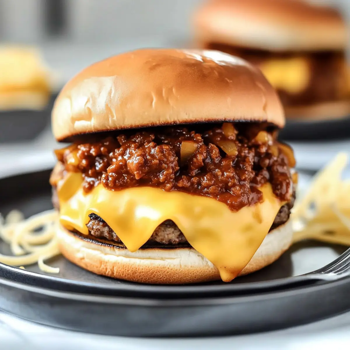 Chili Cheeseburgers