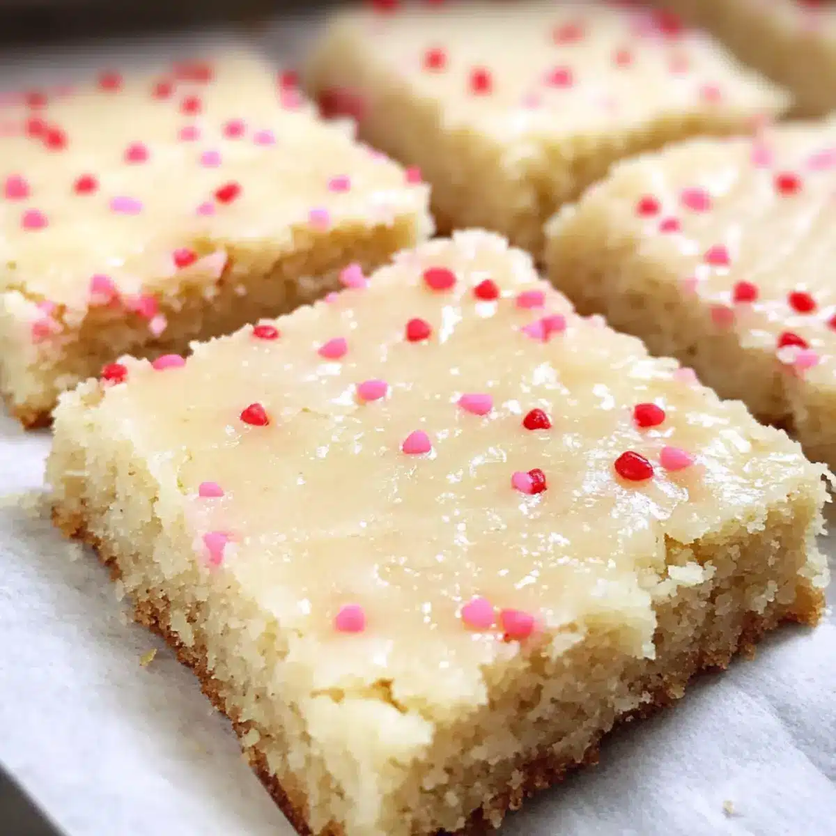 Almond Flour Sugar Cookie Bars