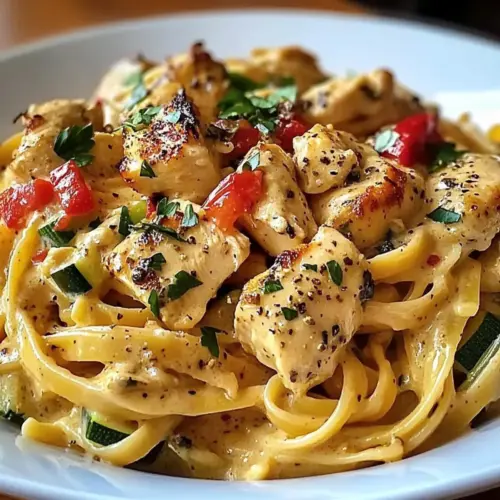 Creamy Cowboy Chicken Linguine