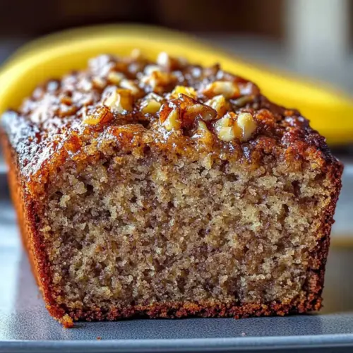 Gingerbread Banana Bread Moist