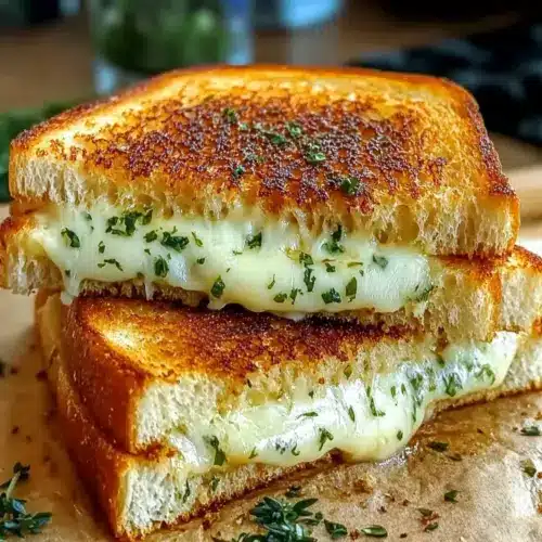 Garlic Bread Grilled Cheese