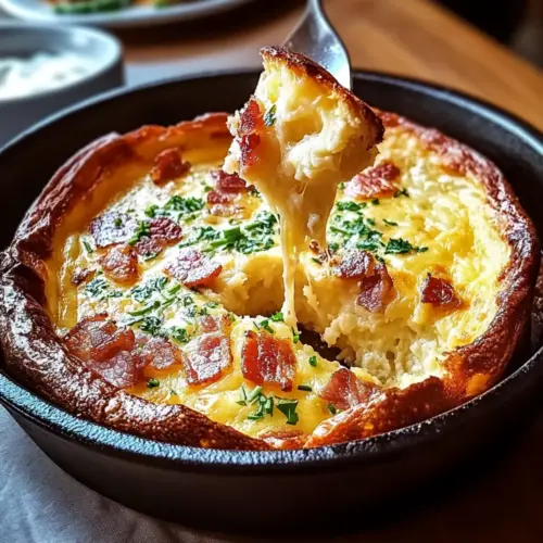 Savory Cheddar & Bacon Dutch Baby