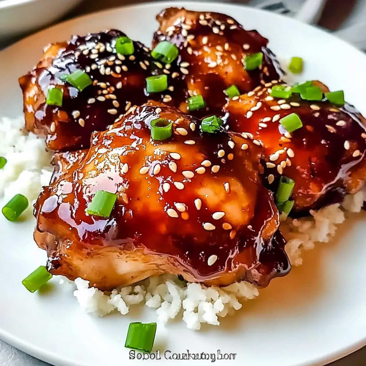 Slow Cooker Honey Garlic Chicken