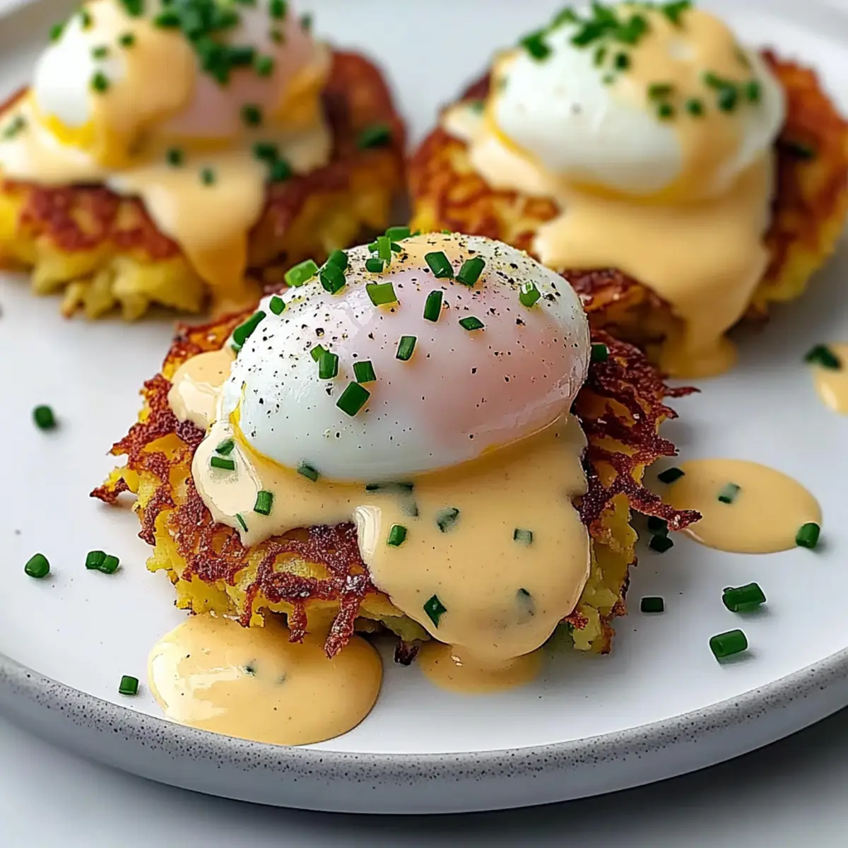 Easy Latke Eggs Benedict