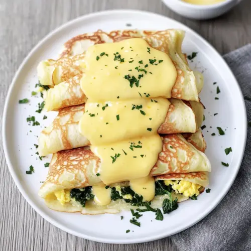 Savory Breakfast Crepes