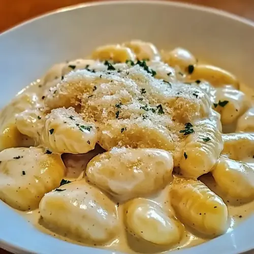Millionaire Gnocchi with Creamy Sauce
