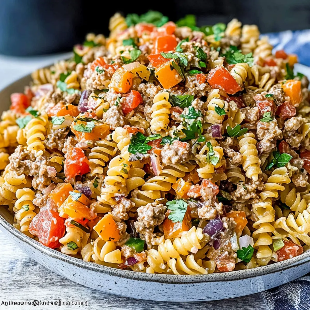 Taco Pasta Salad