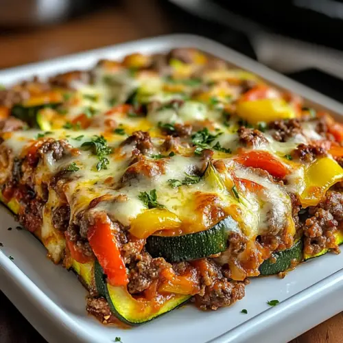 Zucchini Pizza Casserole