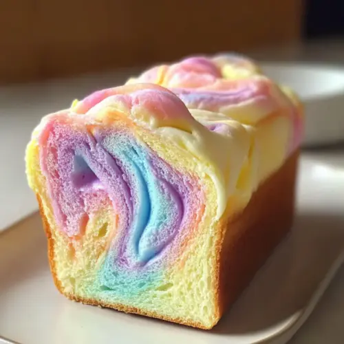 Cloud Bread Recipe Pastel Swirl Loaf