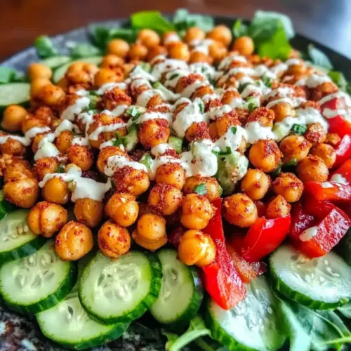 Crispy Chili Lime Chickpea Salad Recipe