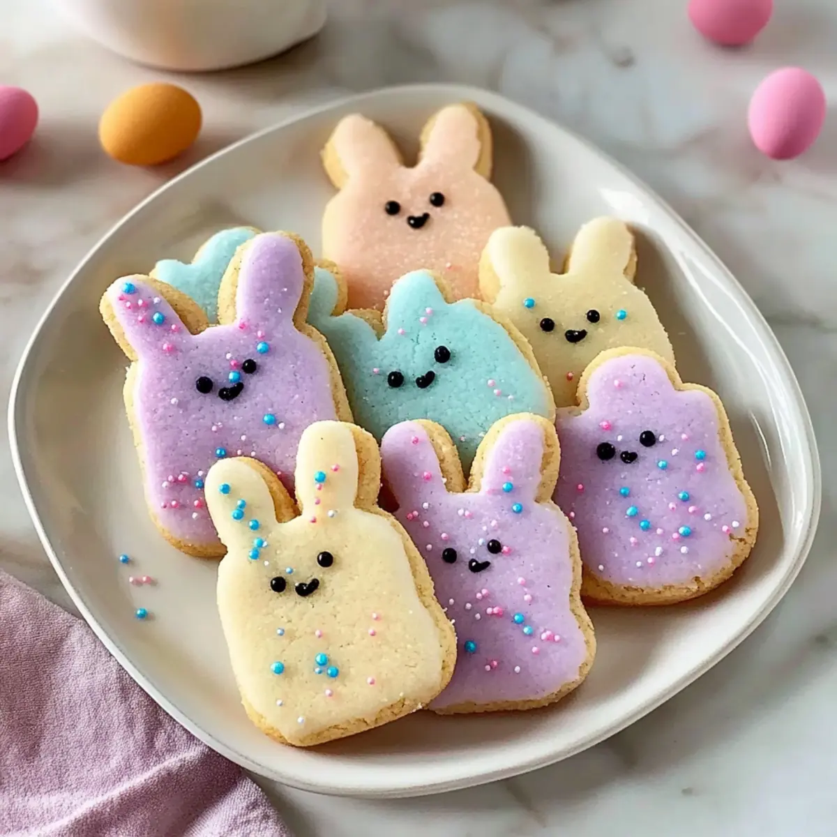 Soft Buttercream Bunny Cookies